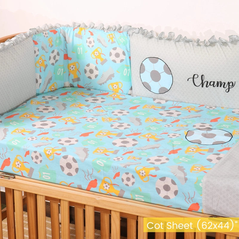 Football Champ Baby Bedding Items Rosada Baby
