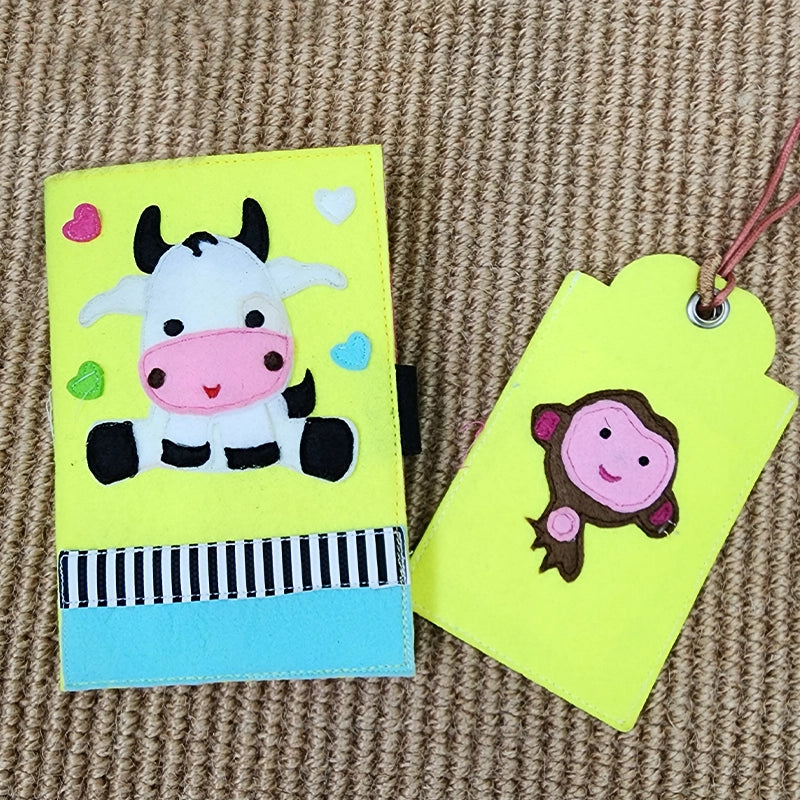 Cow Passport Cover & Luggage Tag