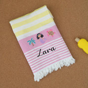 Mimi Mermaid Bamboo Towel