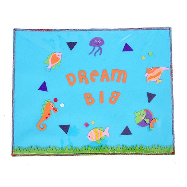 Dream Big Aqua Table Mat