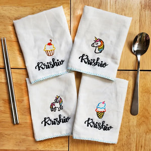 Desserts Unicorns Logo Malmal Napkins Set