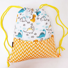 Dinosaur Drawstring Bag