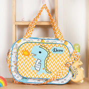 Dinosaur Diaper Baby Bag - Front View