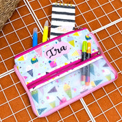 Double Zip Pencil Pouch