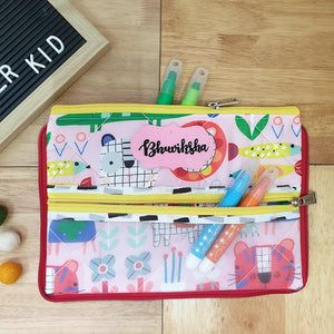 Double Zip Pencil Pouch