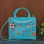 Sports Double Pocket Jelly Tote Bag & Wet Pouch