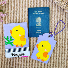 Duckling Felt Passport Cover & Luggage Tag