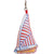 Key Chain Hanging - Sailboat