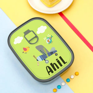 Aeroplane Steel Lunch Box