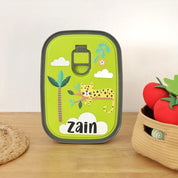 Lazy Zoo Steel Lunch Box