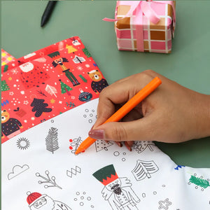 D.I.Y Coloring Christmas Stocking