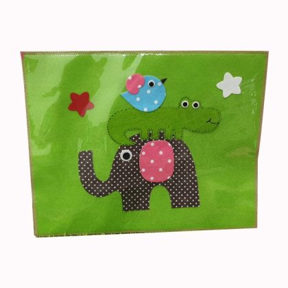 Elephant Croco Green Table Mat