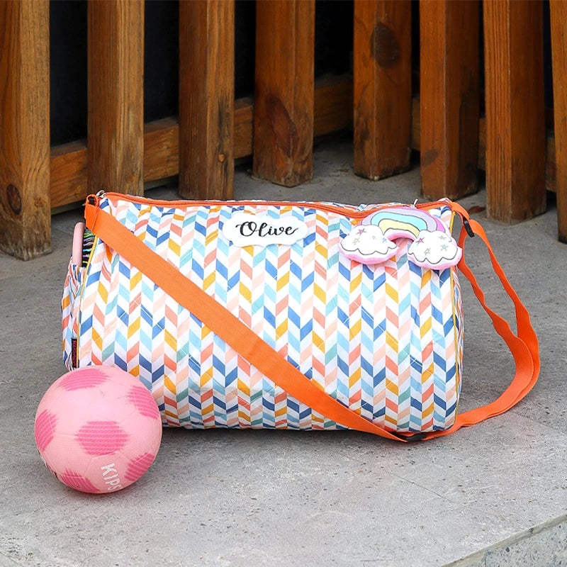 English Zigzag Duffle Bag