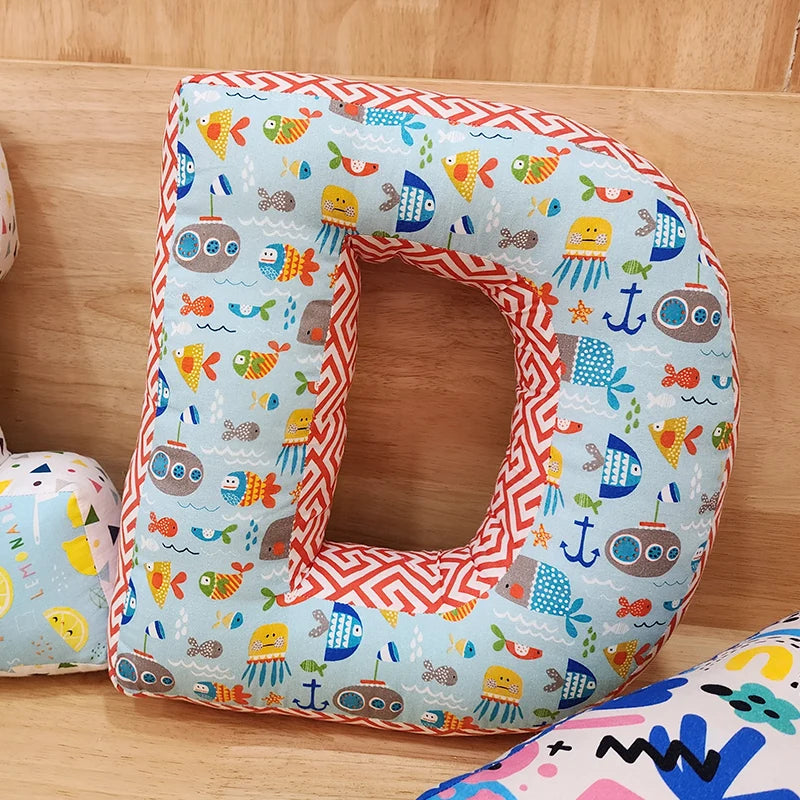 Underwater Alphabet Cushion