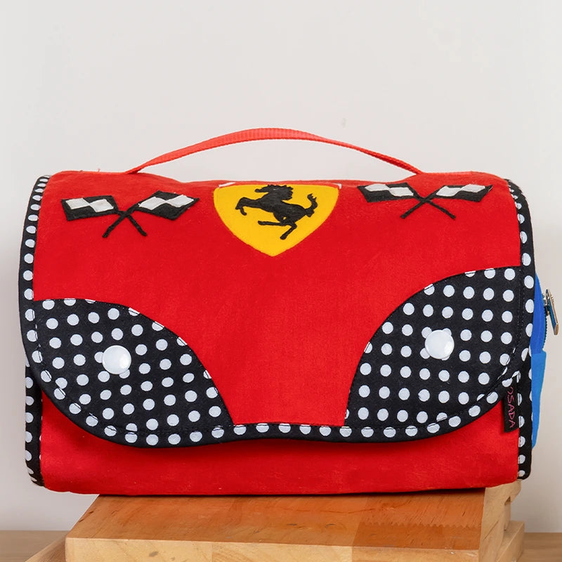 Ferrari Pouch Set Tote Bag - Front View