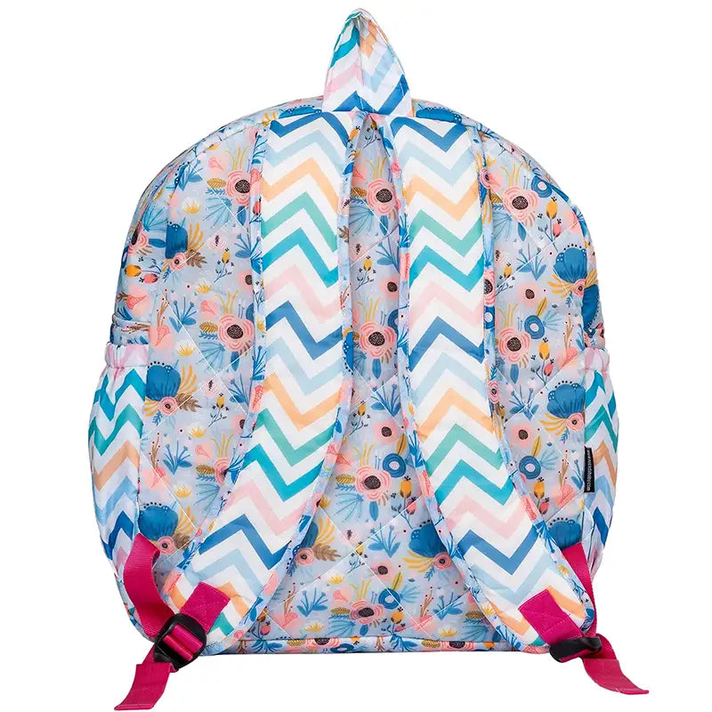 Floral Backpack - Back View