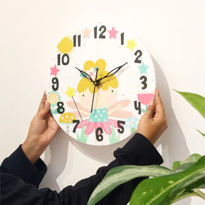 Flower Girl Clock