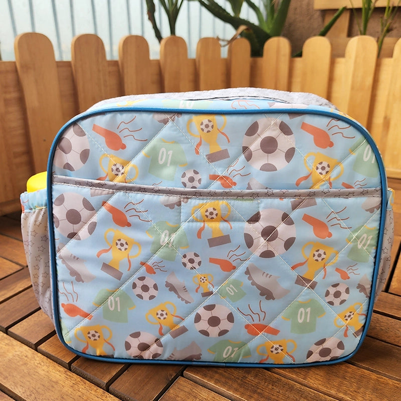 Football Champ Baby Diaper Bag - Back View