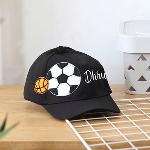 Black Football Cap