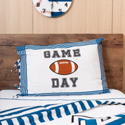 Football Double Bedsheet (90x108)" + 2 Pillow Cover & 1 Cushion