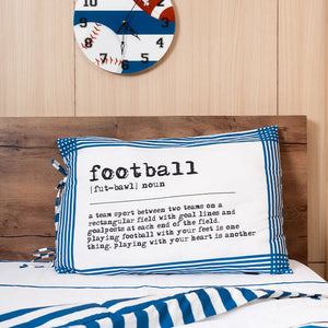 Football Double Bedsheet (90x108)