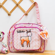 Forest Deer Baby Diaper Bag - Front View