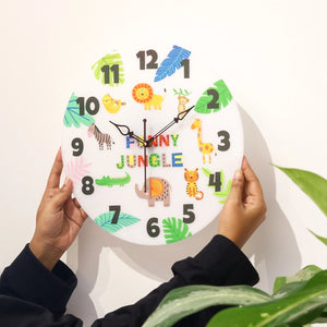 Funny Jungle Clock