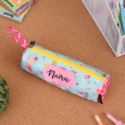 Round Pencil Pouch - Mermaid