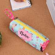 Round Pencil Pouch - Mermaid