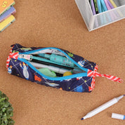 Round Pencil Pouch - Space