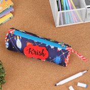 Round Pencil Pouch - Space