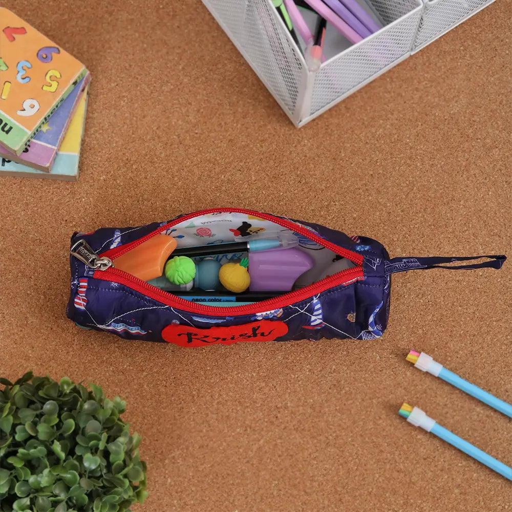 Round Pencil Pouch - Light House