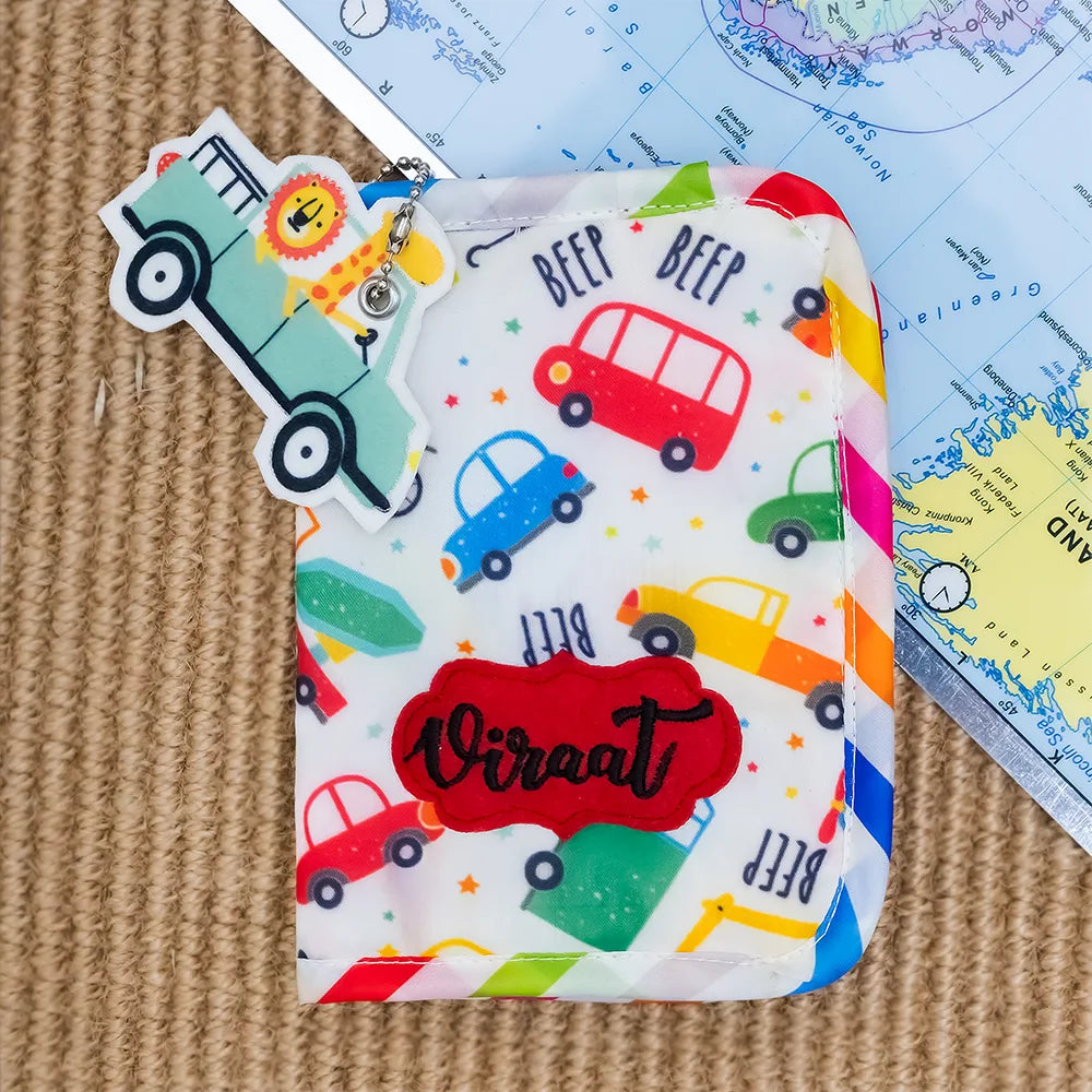 Car Print Passport Cover & Luggage Tag