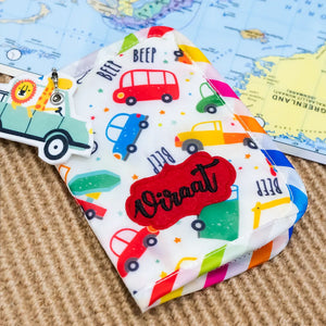 Car Print Passport Cover & Luggage Tag