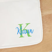 White Green Laptop Sleeve