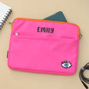 Pink Evil Eye Laptop Sleeve