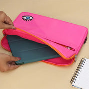 Pink Evil Eye Laptop Sleeve