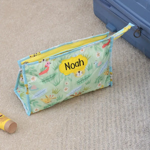3-Zip Toiletries Kit - Lazy Zoo