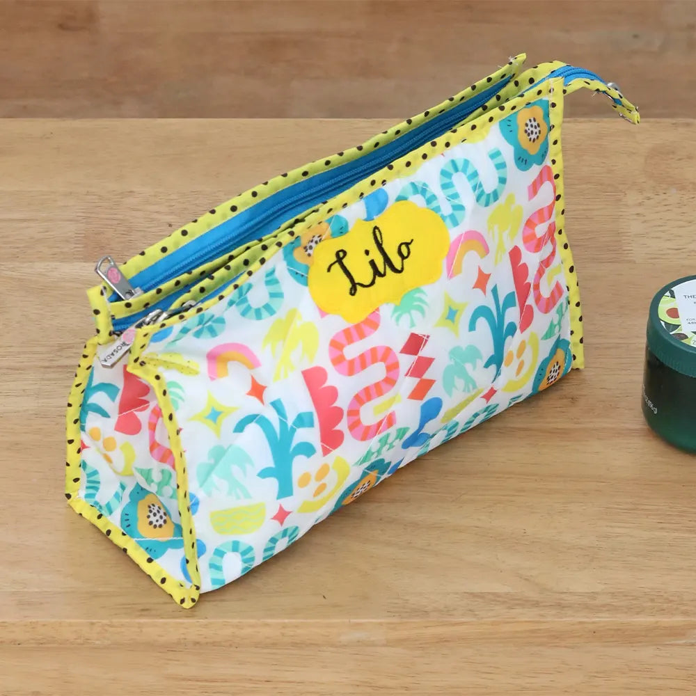 3-Zip Toiletries Kit - Silly Shapes