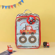 Blue Monster truck Puzzle Bag