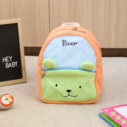 Minty Blue Plush Baby Backpack
