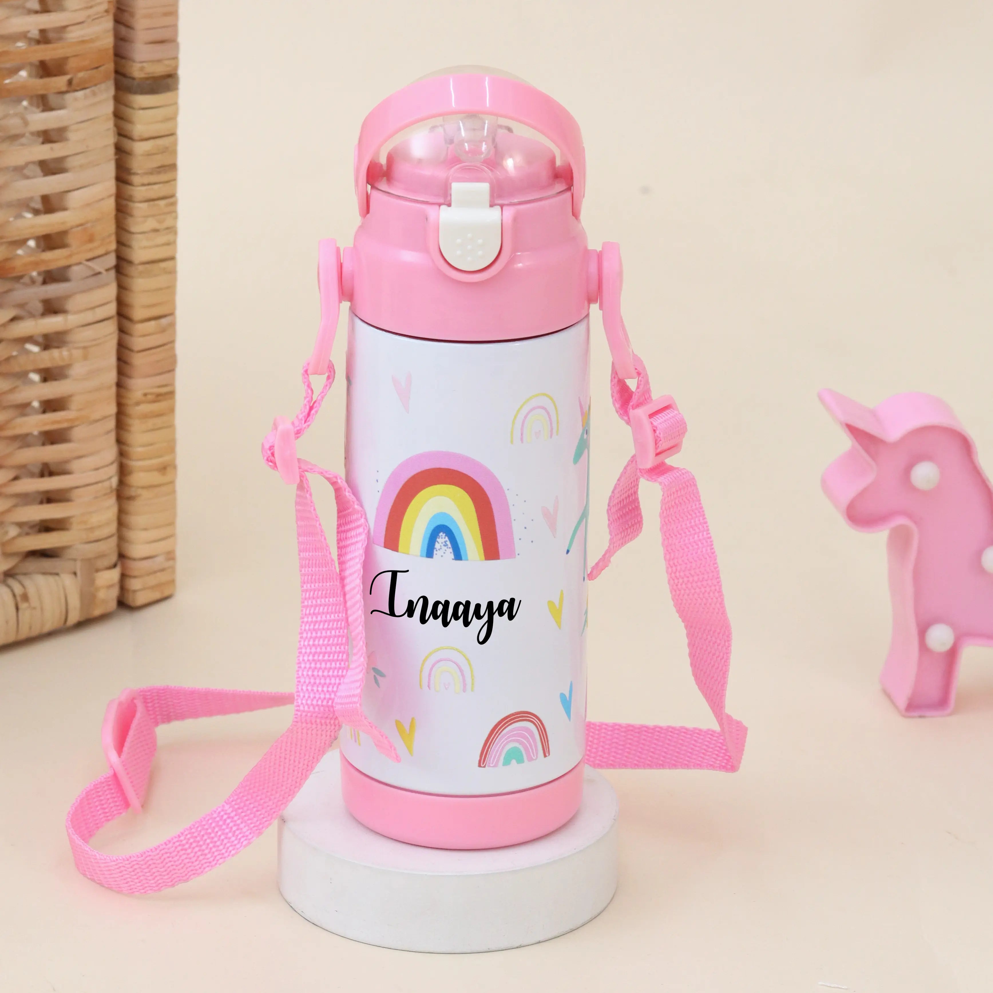 Blue Unicorn Insulated Sipper Bottle
