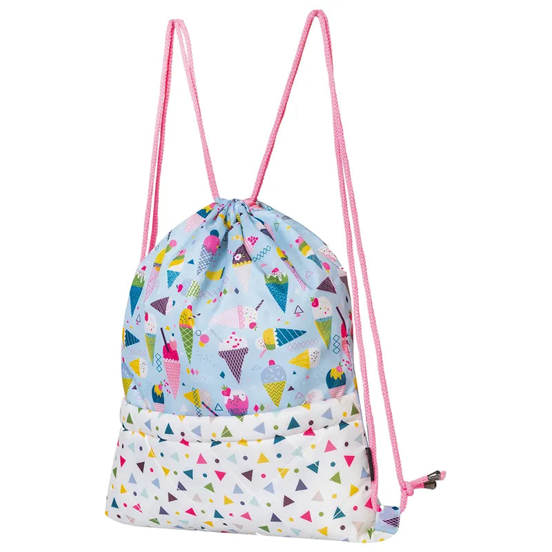 Ice-cream Drawstring Bag