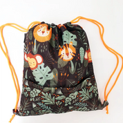 Jungle Drawstring Bag - Front View