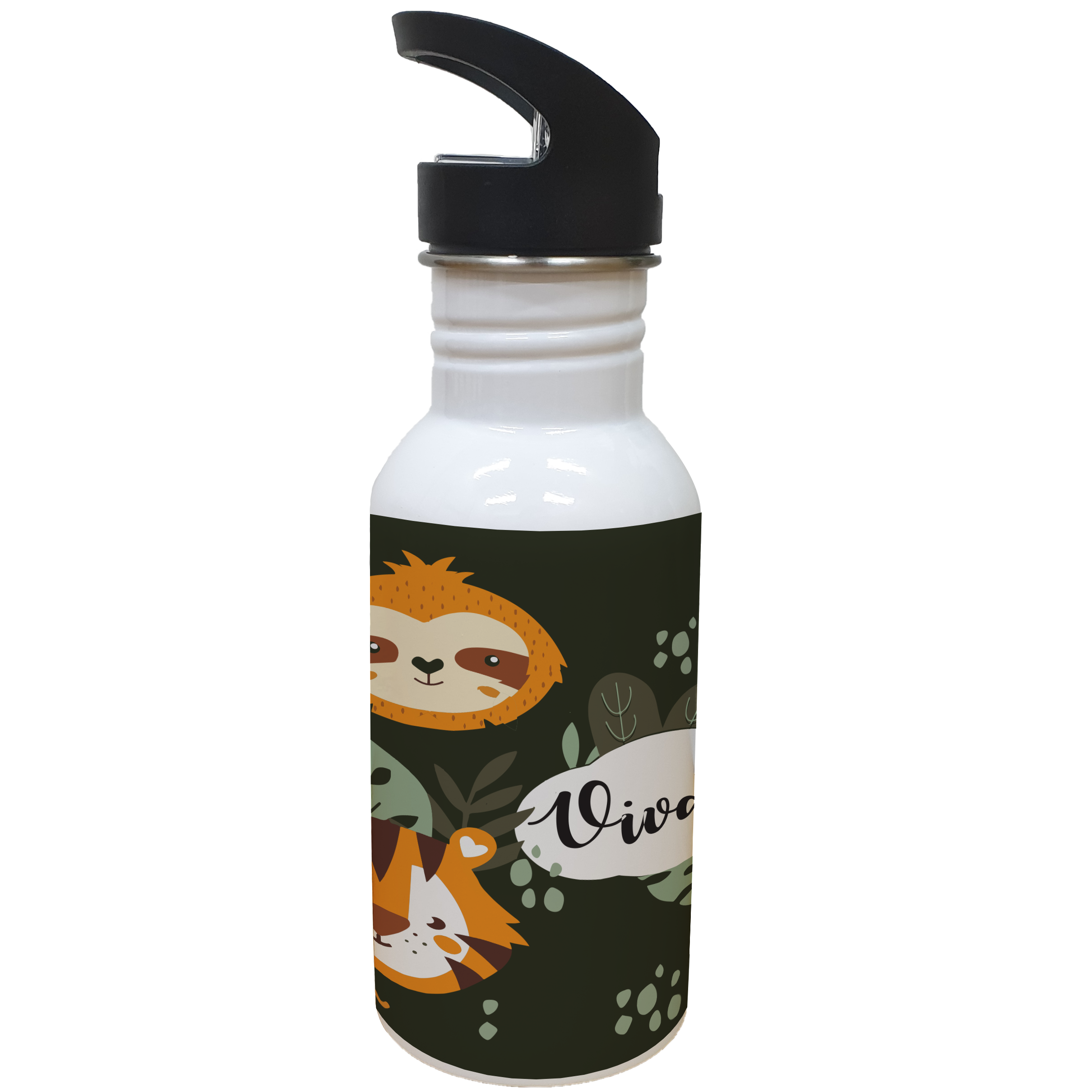 Steel Sipper Bottle (530ml) - Jungle