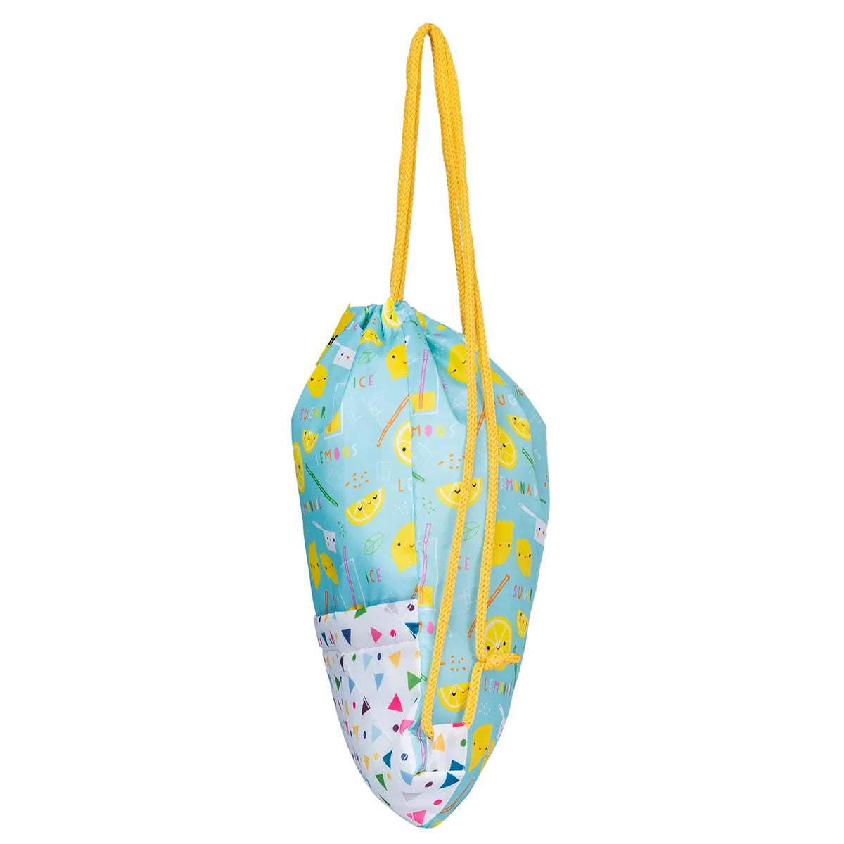 Lemon Drawstring Bag - Site View 3