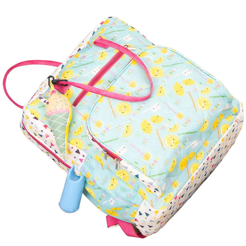 Lemonade Diaper Backpack - Site View