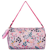 Lilac Garden Duffle Bag - Front View