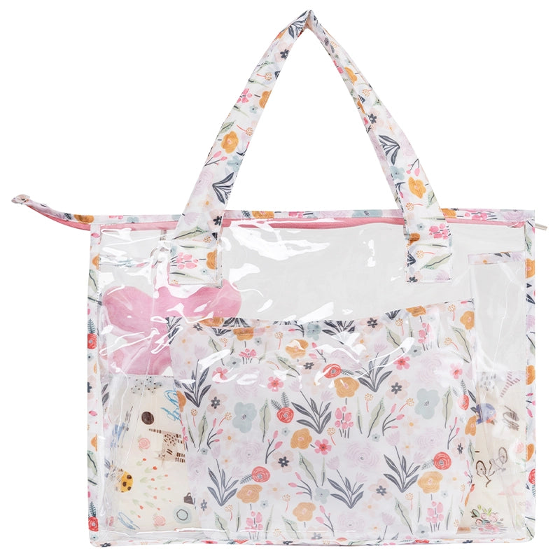 Lilac Garden Swimming Bag
