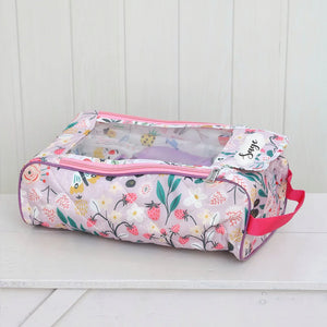 Shoe Bag - Lilac Garden